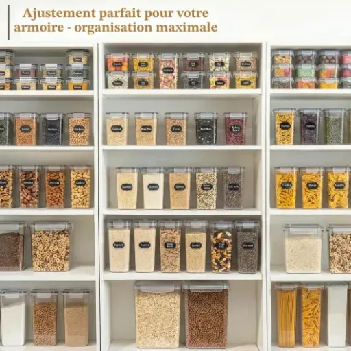 Test GoMaihe 24 bocaux hermétiques : le kit qui met (vraiment) de l’ordre dans les placards