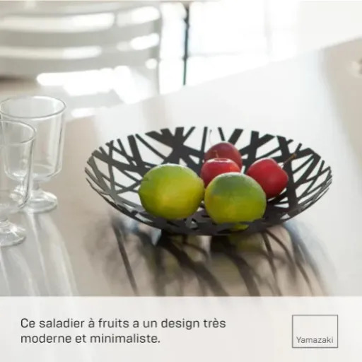 Test YAMAZAKI TOWER corbeille nid : petite coupe design qui fait le job sur le comptoir