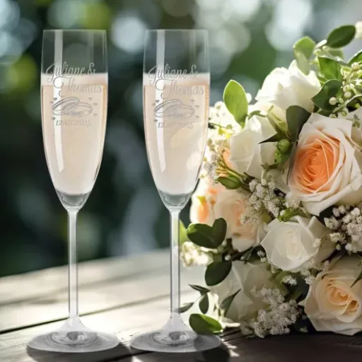 Test Leonardo Flûtes à champagne gravés GRAVURZEILE : le cadeau de mariage qui fait le job sans prise de tête