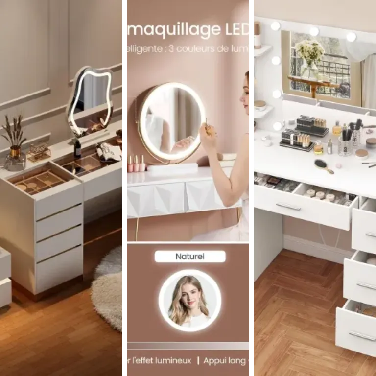 Les meilleurs coiffeuses design : notre top 5 (2026)
