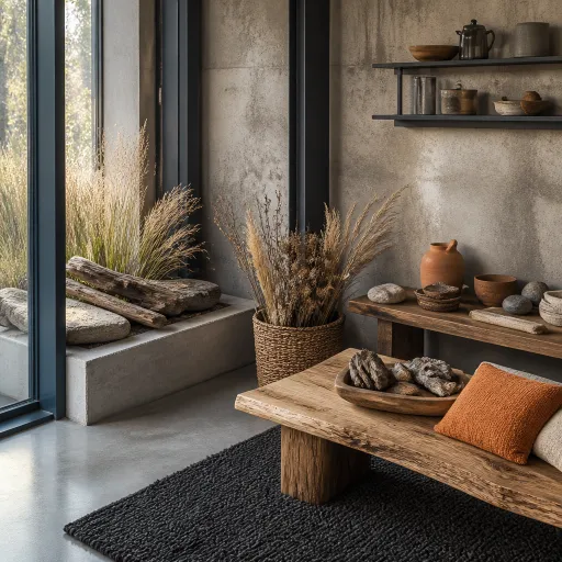 Lumière naturelle, bois brut et matières organiques : aller plus loin que la plante verte posée dans un coin