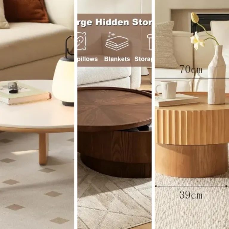 Top 15 : meilleurs tables basses rondes (2026)
