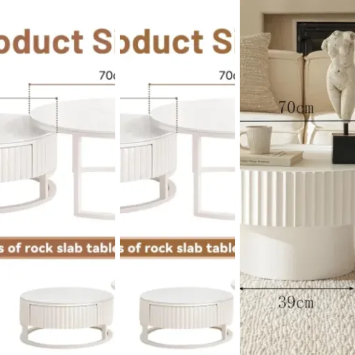 Top Tables basses blanches